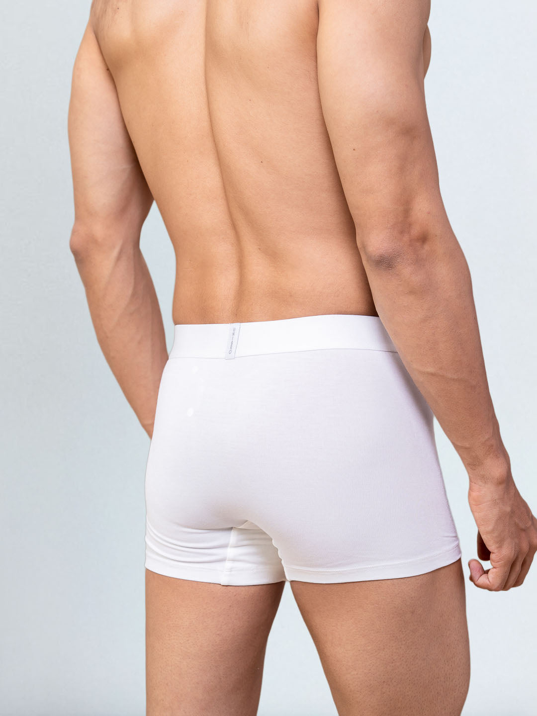 Men's TENCEL Micro Modal Elastane Stretch M.Trunk White