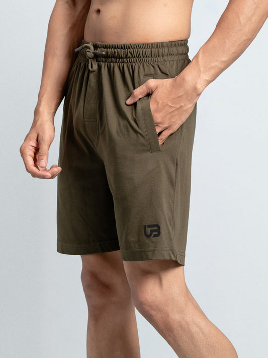 Men's Combed Agile Shorts Olive