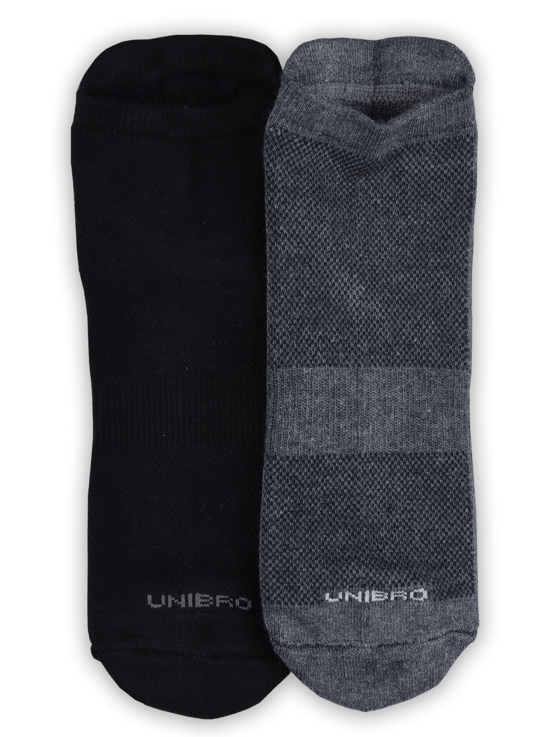 Bamboo Sports Low Socks Black & Charcoal SLD2