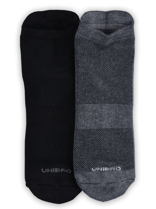 Bamboo Sports Low Socks Black & Charcoal SLD2