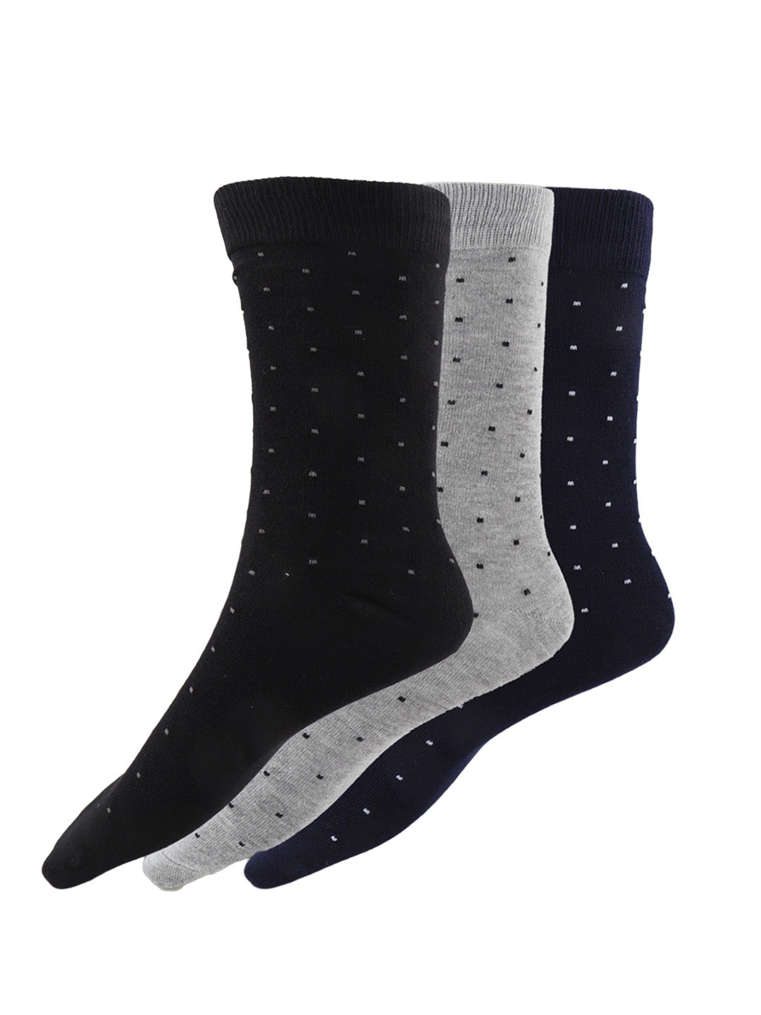 Bamboo Assorted Formal Full Length Polka Dot Designed Socks FFD2