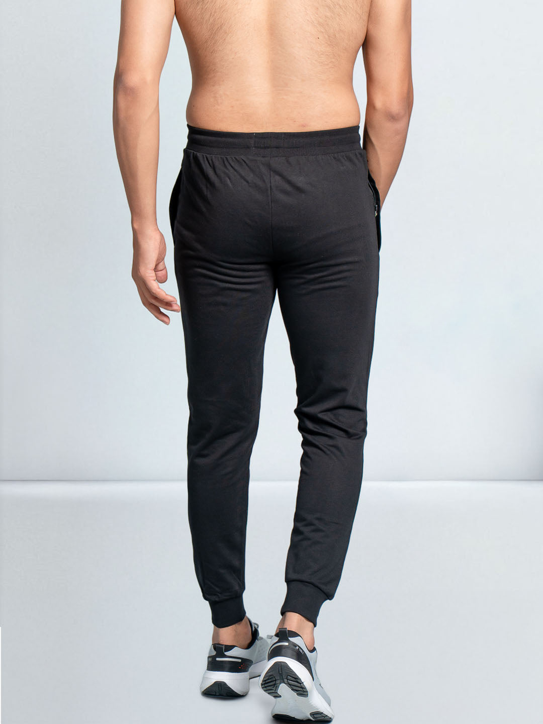 Men's Combed Cotton Regular fit Jogger Black