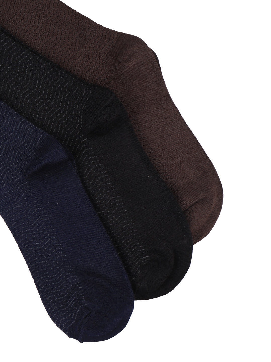 Bamboo Assorted Formal Full Length Stripes Designed Socks FFD4