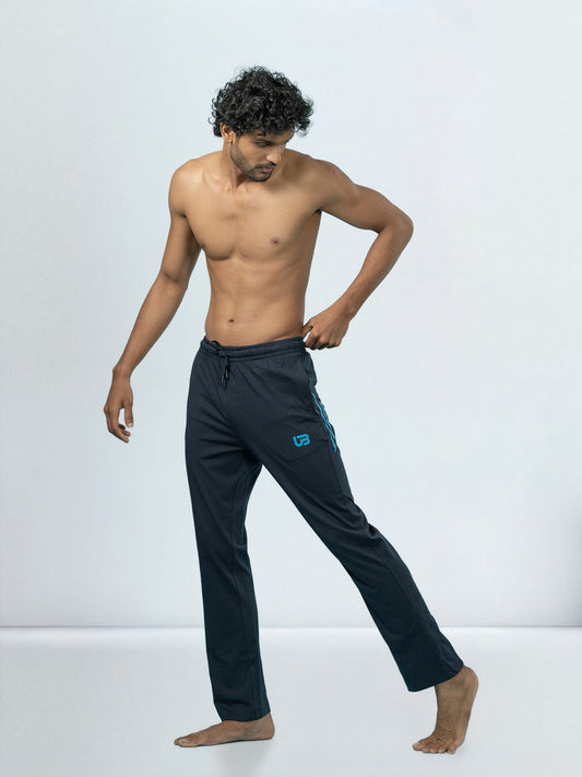 Men's Cotton Rich Regular Fit Track Navy
