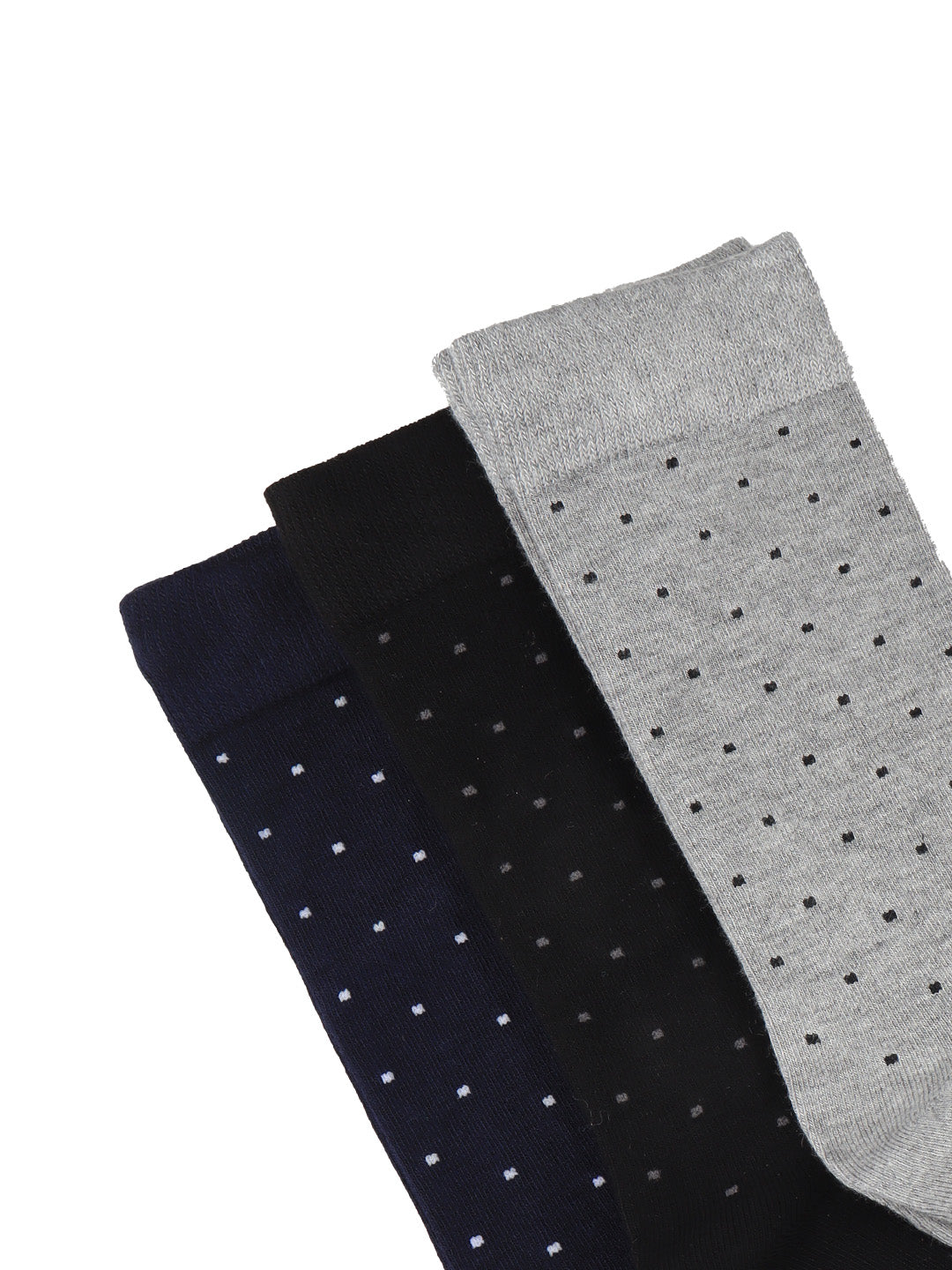Bamboo Assorted Formal Full Length Polka Dot Designed Socks FFD2
