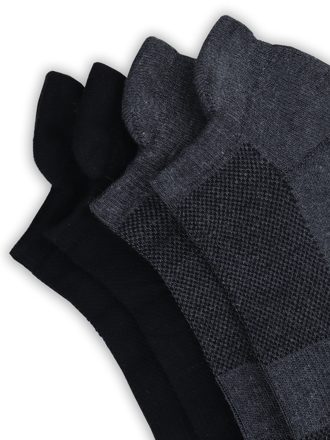 Bamboo Sports Low Socks Black & Charcoal SLD2