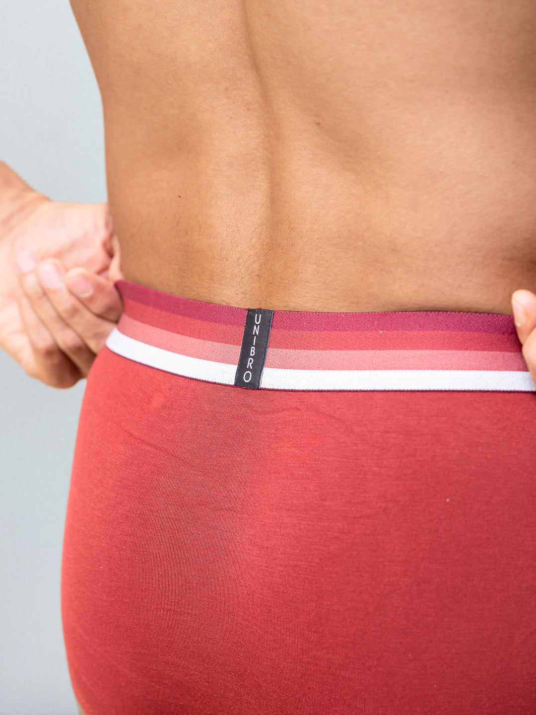 Men's TENCEL Micro Modal Elastane Stretch Brief Maroon