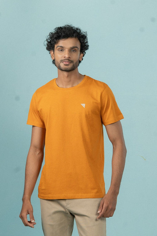 Men 100% Cotton Smart Fit Expert Tee Mustard ET27