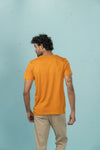 Men 100% Cotton Smart Fit Expert Tee Mustard ET27