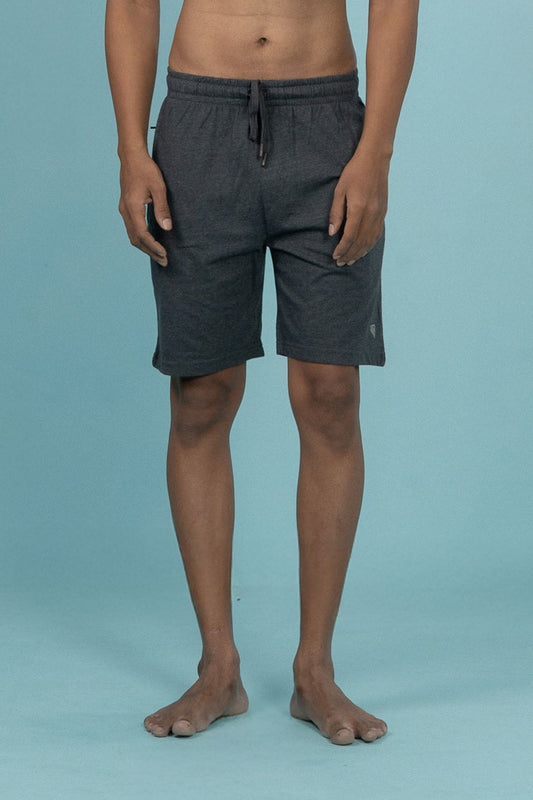 Men Combed Cotton Rich Expert Shorts Charcoal ES8