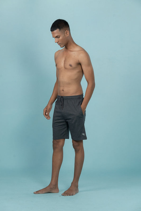 Men Combed Cotton Rich Expert Shorts Charcoal ES8