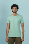 Men 100% Cotton Smart Fit Expert Tee Olive Green ET20