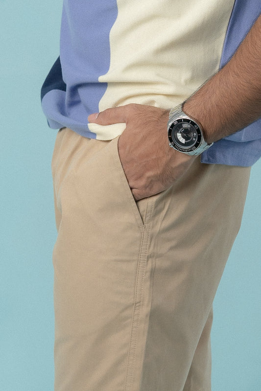 Men Golf Boxer Shorts Beige GS3