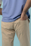 Men Golf Boxer Shorts Beige GS3