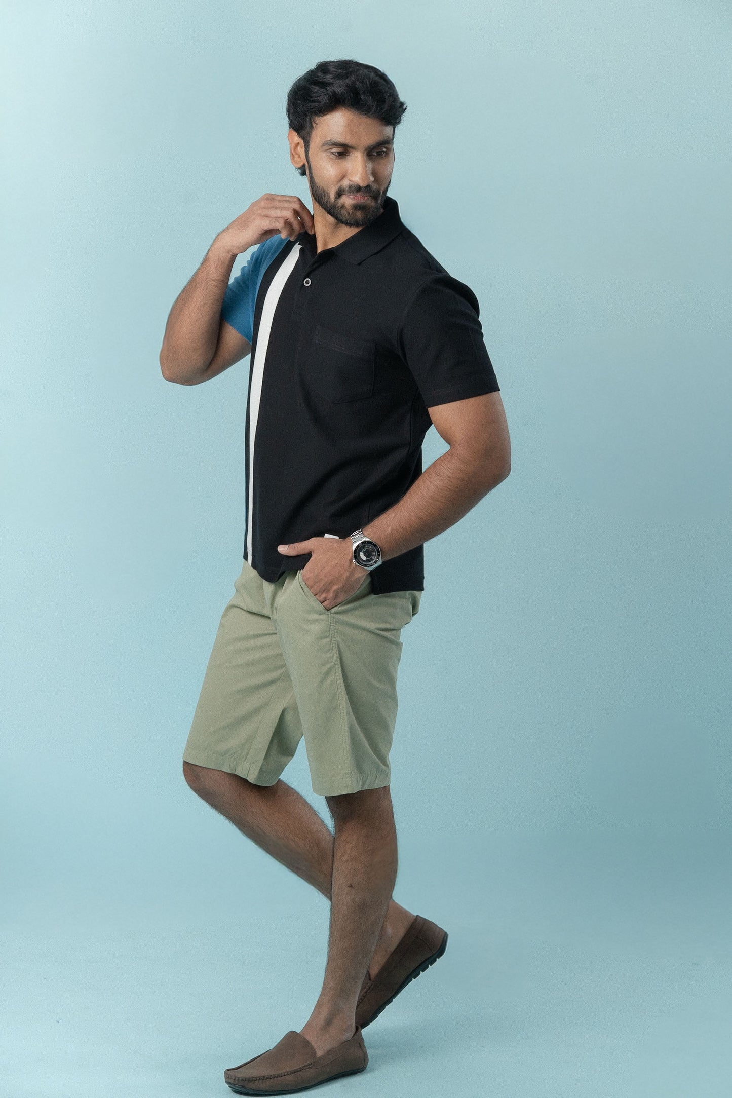 Men Golf Boxer Shorts Green GS4
