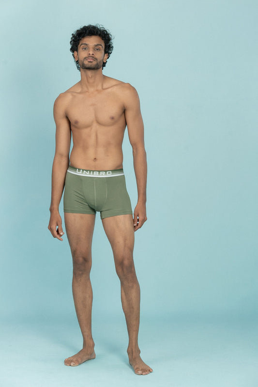 Men TENCEL™ Modal Micro Elastane Stretch Trunk Green