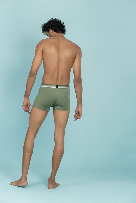 Men TENCEL™ Modal Micro Elastane Stretch Trunk Green