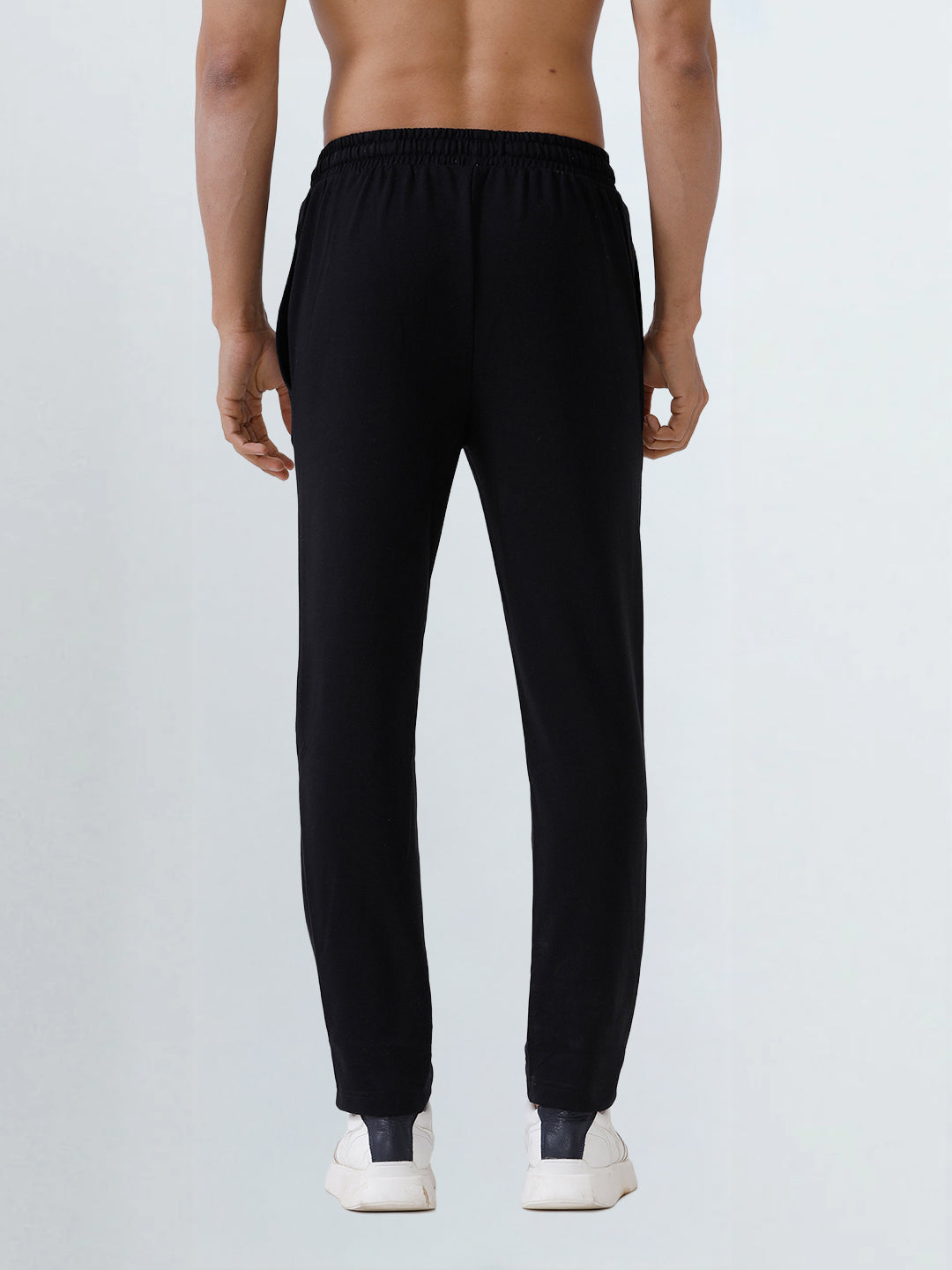 Men's Cotton Rich Regular Fit Track Black