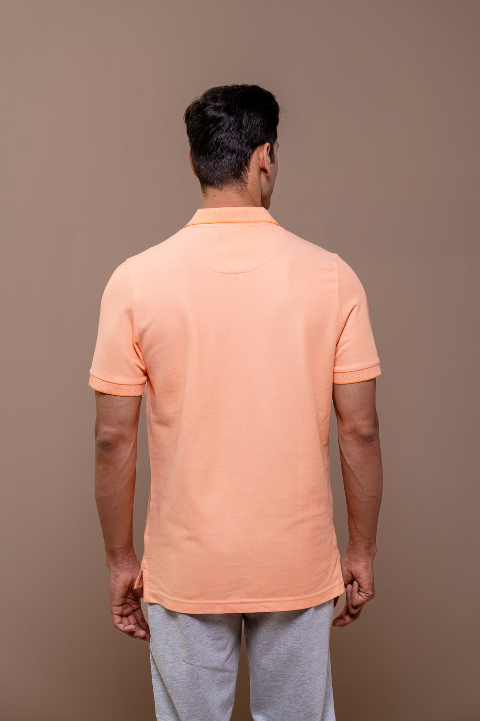 Men Expert Polo Tshirt with Pocket Orange EP35