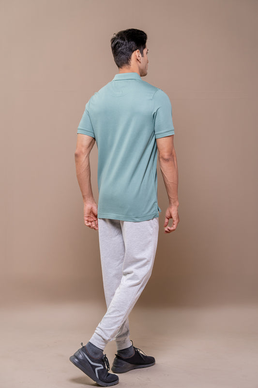 Men Expert Polo Tshirt with Pocket Turq Blue EP25