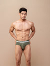 Men TENCEL™ Modal Micro Elastane Stretch Brief Green