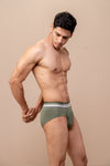 Men TENCEL™ Modal Micro Elastane Stretch Brief Green