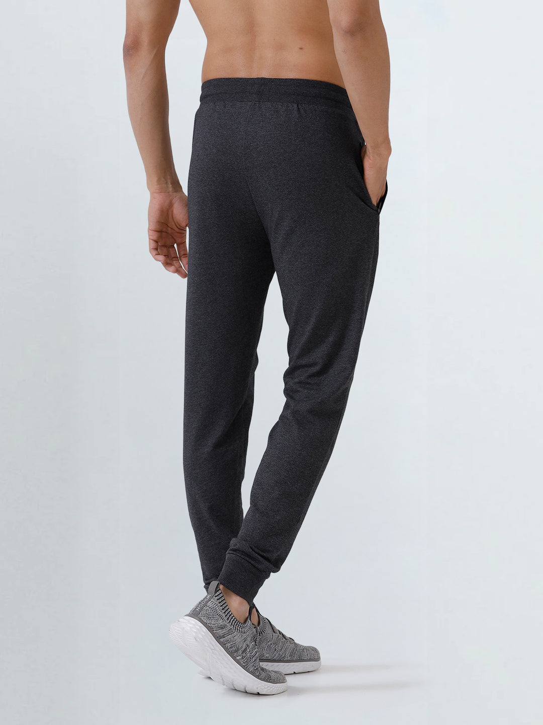 Men's Combed Cotton Regular fit Jogger Charcoal Melange