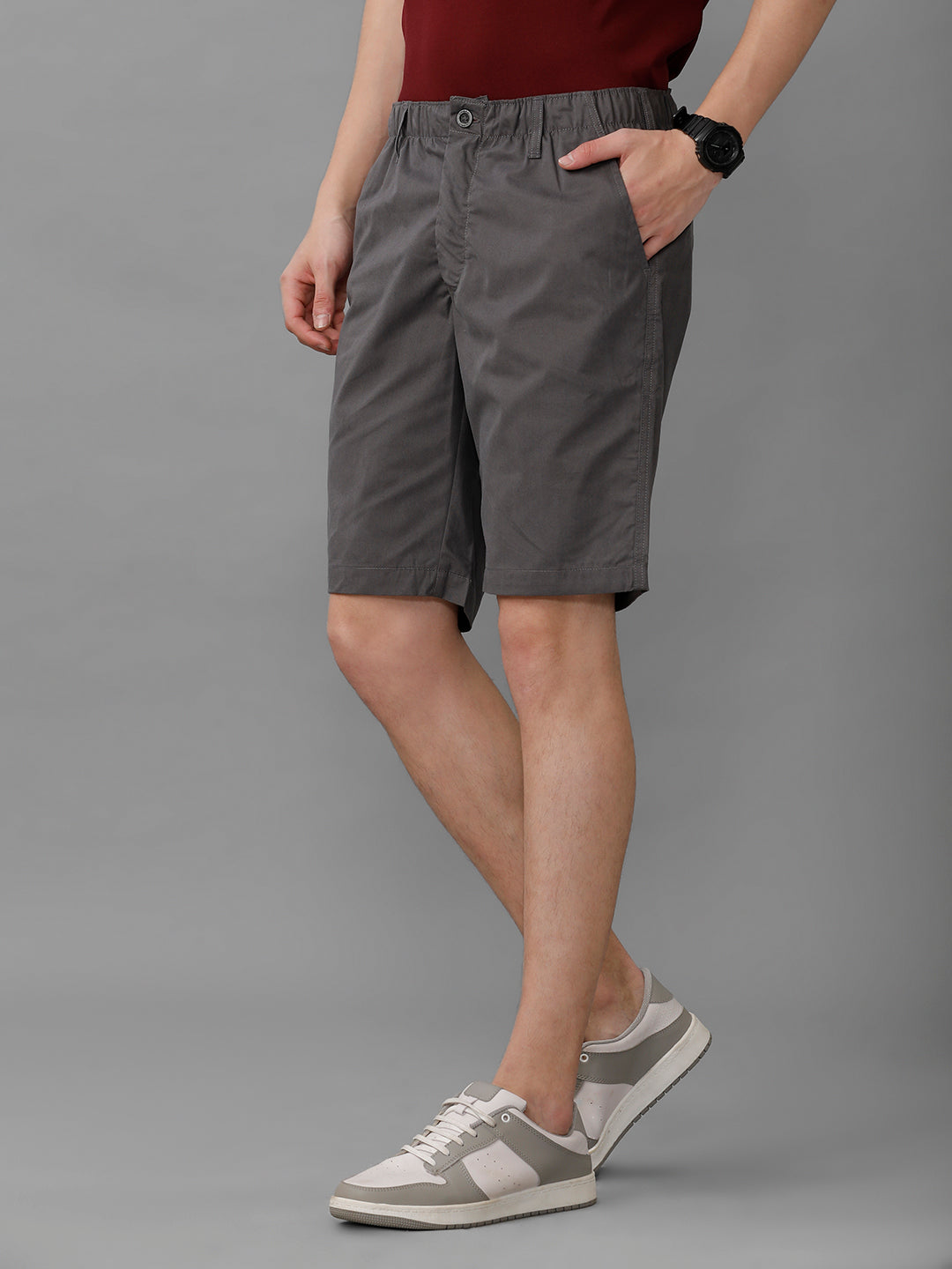 Men Golf Boxer Shorts Grey GS5