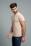 Men 100% Cotton Smart Fit Expert Tee Royal Beige ET24