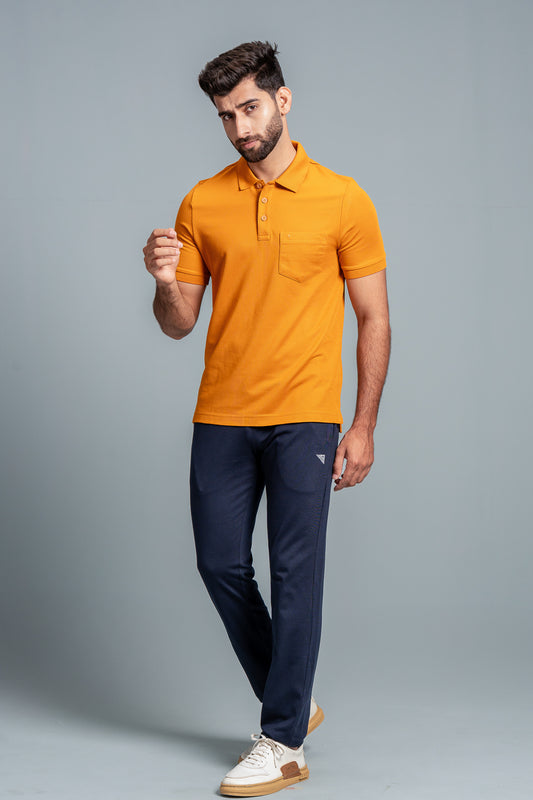 Men Expert Polo Tshirt with Pocket Mustard EP41