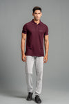 Men Expert Polo Tshirt with Pocket Grape EP29