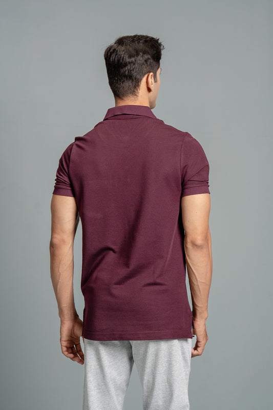 Men Expert Polo Tshirt with Pocket Grape EP29