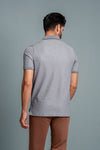 Men Expert Polo Tshirt with Pocket Heather Grey EP36