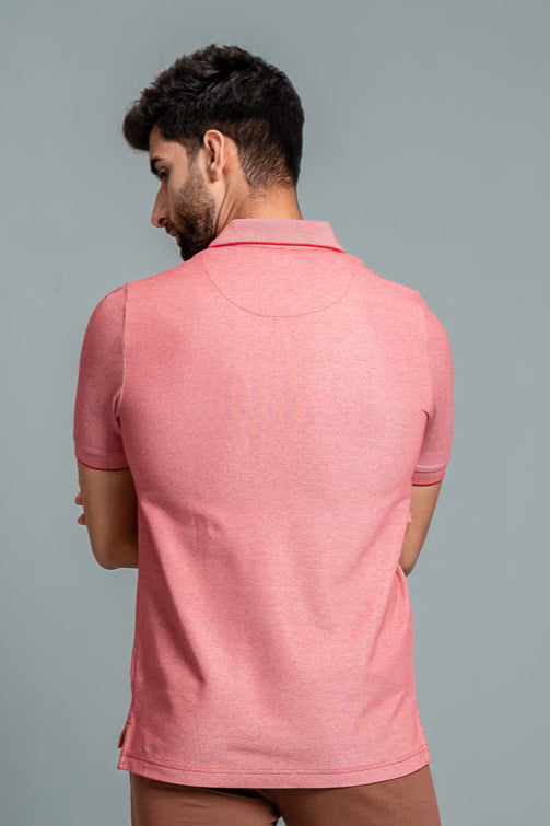 Men Expert Polo Tshirt with Pocket Red EP4