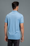 Extra Long Staple Length Cotton Polo Blue