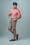 Men Golf Boxer Shorts Dark Kakki GS7