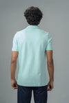 Men Expert Polo Tshirt with Pocket Aqua Marine Blue EP32