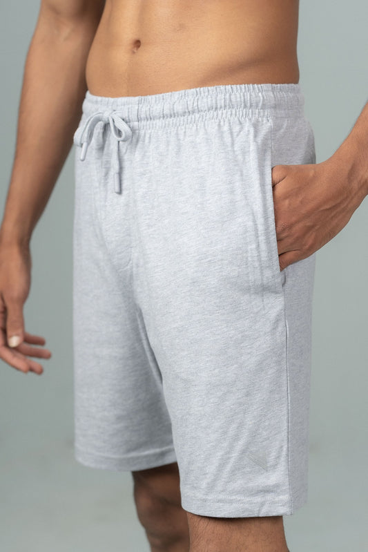 Men Combed Cotton Rich Expert Shorts Grey ES3