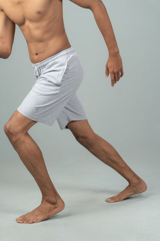 Men Combed Cotton Rich Expert Shorts Grey ES3