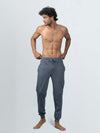 Men's Combed Cotton Regular fit Jogger Blue Melange