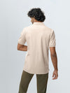 Men's Stripper Cotton Rich Polo Stone Gray