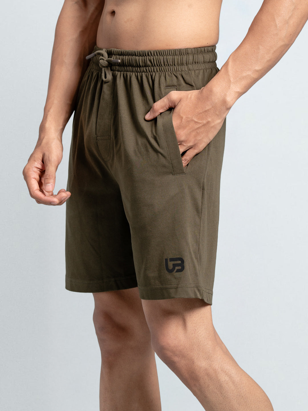 Men's Combed  Agile Shorts Olive