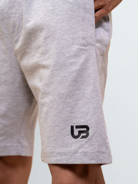 Men's Combed Agile Shorts Grey Melange