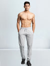 Men's Cotton Rich Slim Fit Track Grey Melange