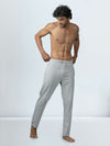 Men's Cotton Rich Regular Fit Track Pant Grey Melange