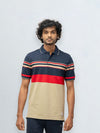 Men's Stripper Cotton Rich Polo Salsa