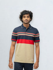 Men's Stripper Cotton Rich Polo Salsa