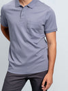 Men's Extra Long Staple Cotton Polo Amethyst Grey