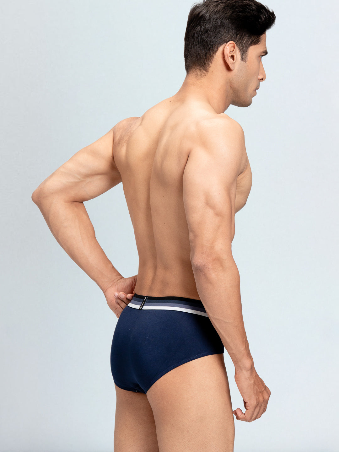 Men's TENCEL Micro Modal Elastane Stretch Brief Navy