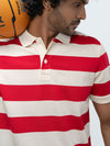 Men's Stripper Cotton Rich Polo Chilly Pepper